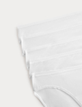 5pk Microfibre High Leg Knickers