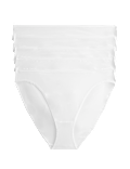 5pk Microfibre High Leg Knickers