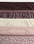 5pk Microfibre High Leg Knickers