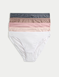 5pk Microfibre High Leg Knickers
