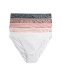 5pk Microfibre High Leg Knickers