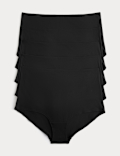 5 Pack Pure Cotton High Rise Shorts