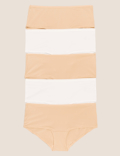 5pk No VPL Microfibre Low Rise Shorts