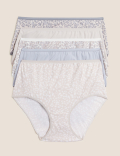 5pk No VPL Animal Print Midi Knickers