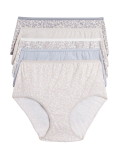 5pk No VPL Animal Print Midi Knickers