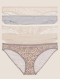 5PK Microfibre No VPL Bikini knickers