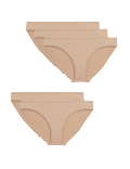 5pk Microfibre Low Rise Bikini Knickers