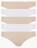 5pk Microfibre Low Rise Bikini Knickers