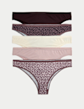 5pk Microfibre Brazilian Knickers