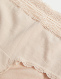 3pk Cotton Rich High Rise Shorts