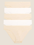 5pk Cotton Modal Bikini Knickers