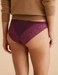 Sumptuously Soft™ Lace Brazilian Knickers