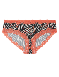 Cotton & Lace Brazilian Knickers