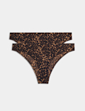 2 Pack Body Invisibles&trade; Brazilian Knickers
