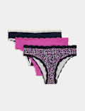 3pk Cotton Rich Brazilian Knickers