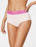 5 Pack Cotton Rich Lace Full Briefs