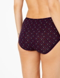 5 Pack Printed Midi Briefs
