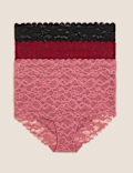 3pk Freecut Lace Full Briefs
