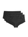 3pk Wildblooms High Rise Knicker Shorts