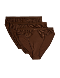 3pk Wildblooms High Leg Knickers