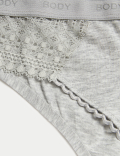 3pk Cotton Brazilian Knickers