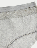 3pk Cotton Rich High Rise Shorts