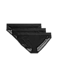 3pk Cotton with Cool Comfort™ Bikini Knickers
