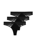 3pk Cotton with Cool Comfort™ Thongs