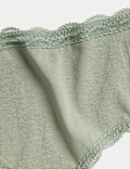 3pk Cotton Rich Lace Shorts
