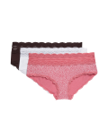 3pk Cotton Rich Low Rise Shorts