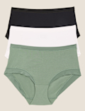 3pk Flexifit&trade; Modal High Rise Shorts