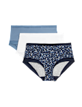 3pk Flexifit&trade; Modal High Rise Shorts