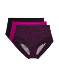 3pk Flexifit™ Modal Full Briefs