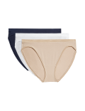 3pk Flexifit™ Modal High Leg Knickers