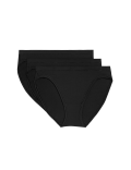 3pk Flexifit™ Modal High Leg Knickers