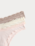 3 Pack Cotton Rich Dipped Miami Knickers