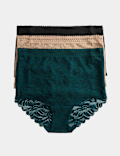 3pk Flexifit™ Lace Full Briefs