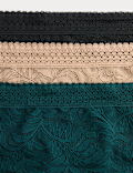 3pk Flexifit™ Lace Full Briefs