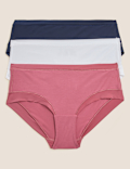 3pk Flexifit&trade; Modal Low Rise Shorts