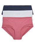 3pk Flexifit&trade; Modal Low Rise Shorts