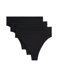 3pk Flexifit™ High Waisted Thongs