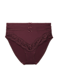 3 Pack Jasmine Lace Trim High Leg Knickers