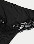 3 Pack Jasmine Lace Trim High Leg Knickers