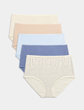 5pk Cotton Lycra&reg; Full Briefs