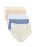 5pk Cotton Lycra&reg; Full Briefs