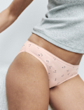 5pk Cotton Lycra&reg; Bikini Knickers
