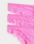 3 Pack Jasmine Mesh Brazilian Knickers