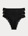 3 Pack Jasmine Mesh Brazilian Knickers