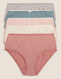 5 Pack Cotton Mix Knickers