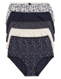 5 Pack Cotton Mix Briefs